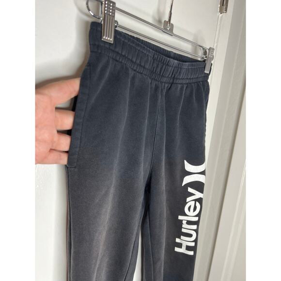 Adidas Hurley Youth Athletic Jogger Pants Lot of 2 Black Grey ~ Size 10/12 (M) - Picture 3 of 7